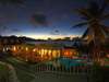 Hotel L'Archipel - sunset over the bay